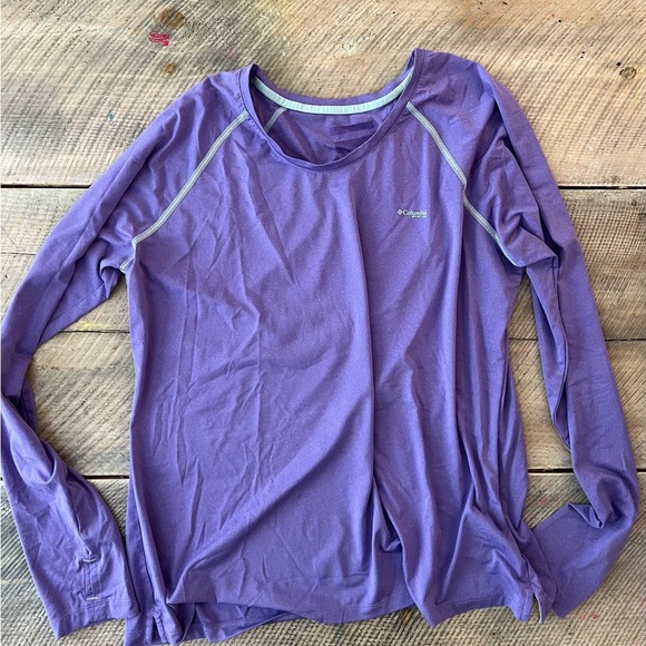 Columbia Tops - Columbia PFG XL Women's Lavender Long Sleeve Tee